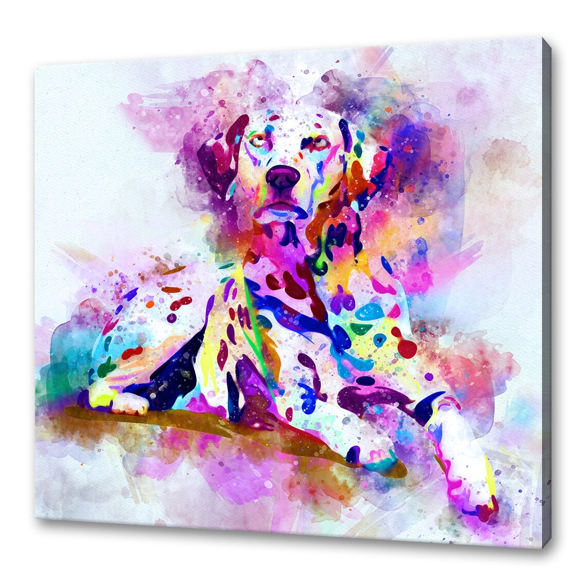 Dalmatian Custom Art Print, Dog Wall Decor for Home