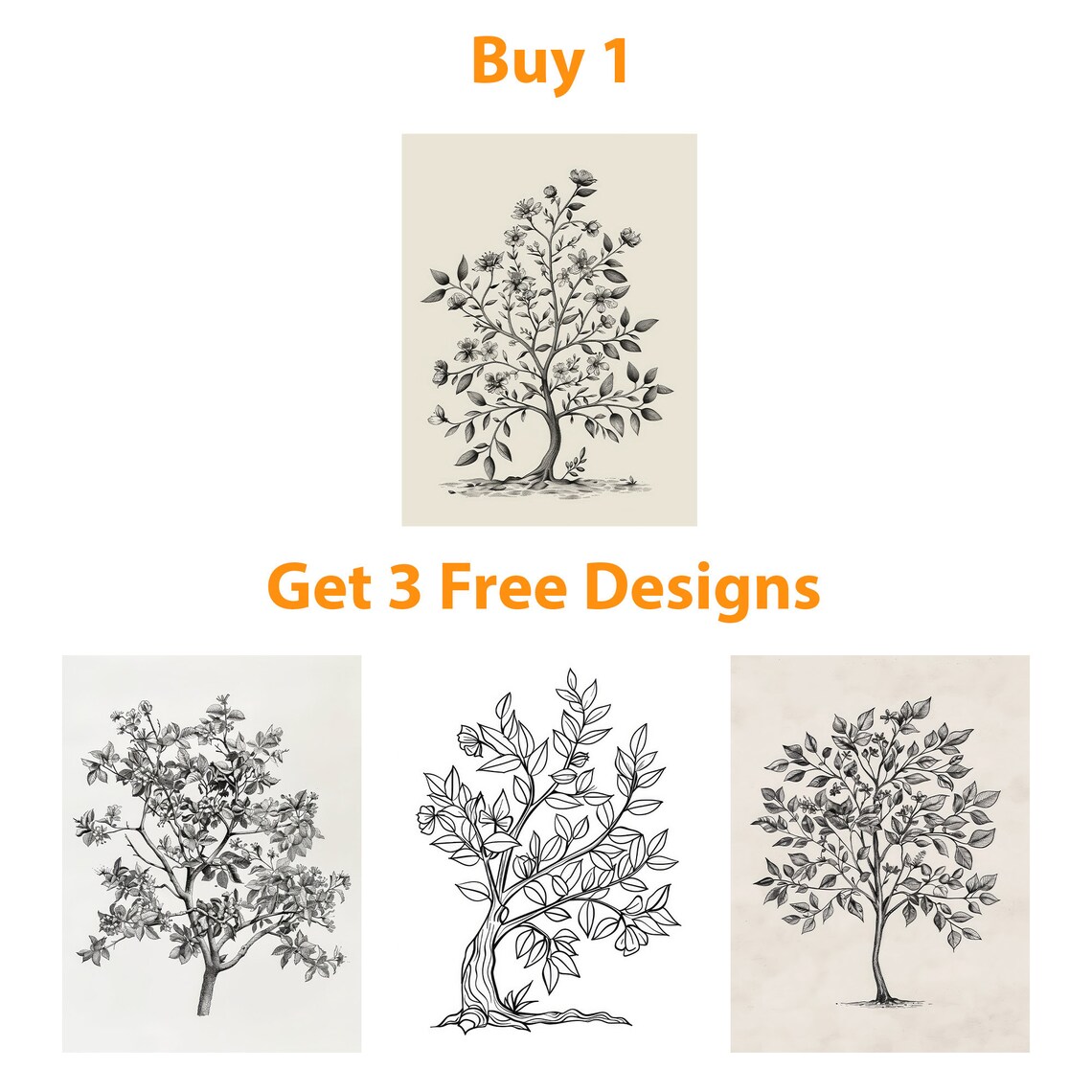 Antique Botanical Sketch, Vintage Kitchen Art Print - Image 6