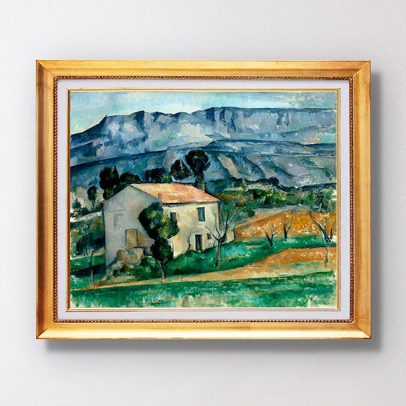 Paul Cezanne House in Provence 1886 Mountain Landscape Poster