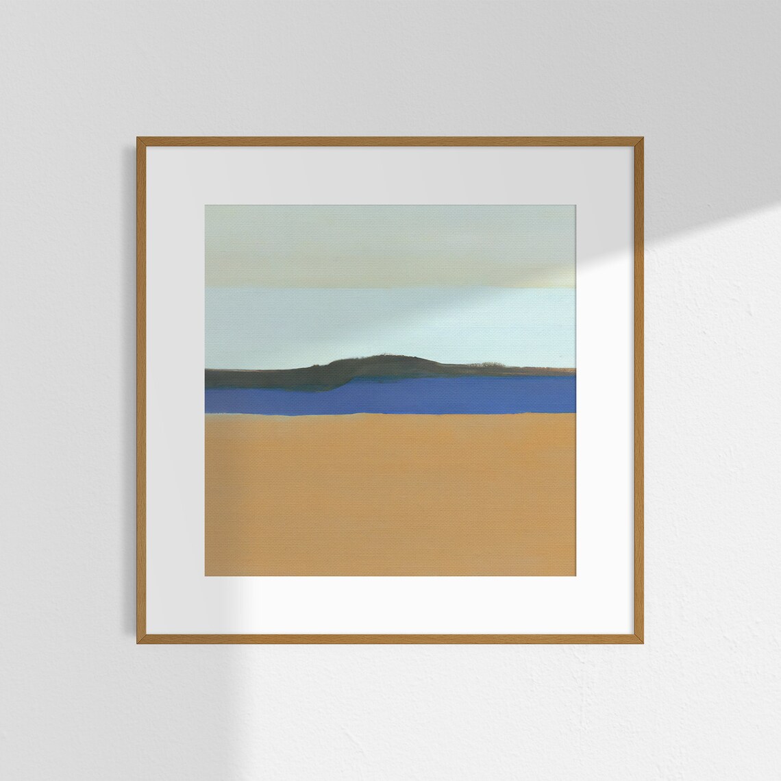 Landscape Painting Series No18, Minimal Abstract Artwork - Image 2