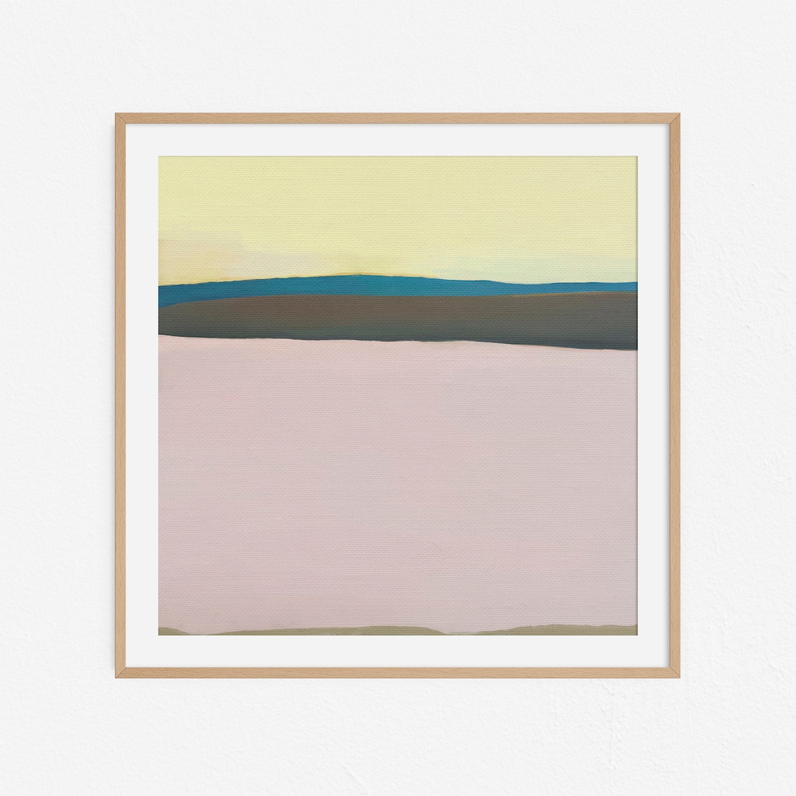 Landscape Painting Series No31 Minimal Abstract Artwork