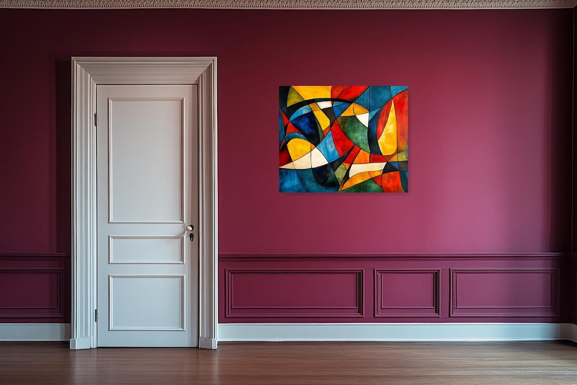 Kandinsky Inspired Abstract Print, Modern Decor - Image 3