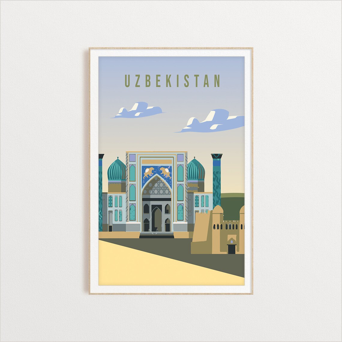 Uzbekistan Travel Poster, Country Art Print - Image 2