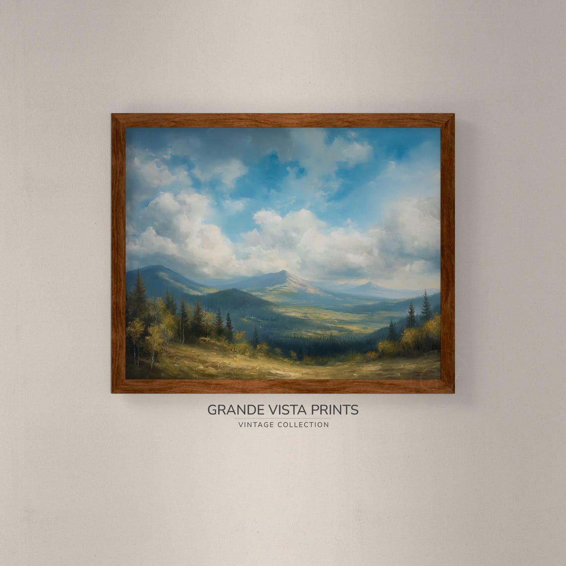 Valley Landscape Wall Art Mountain Valley Landscape Artwork Mountain Landscape Art Mountain Art Gv4357 - Image 4