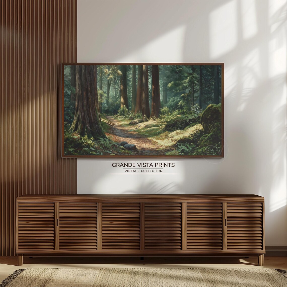 Forest Landscape Frame Tv Artwork Forest Wallpaper Forest Home Decor Gv4871 - Image 3