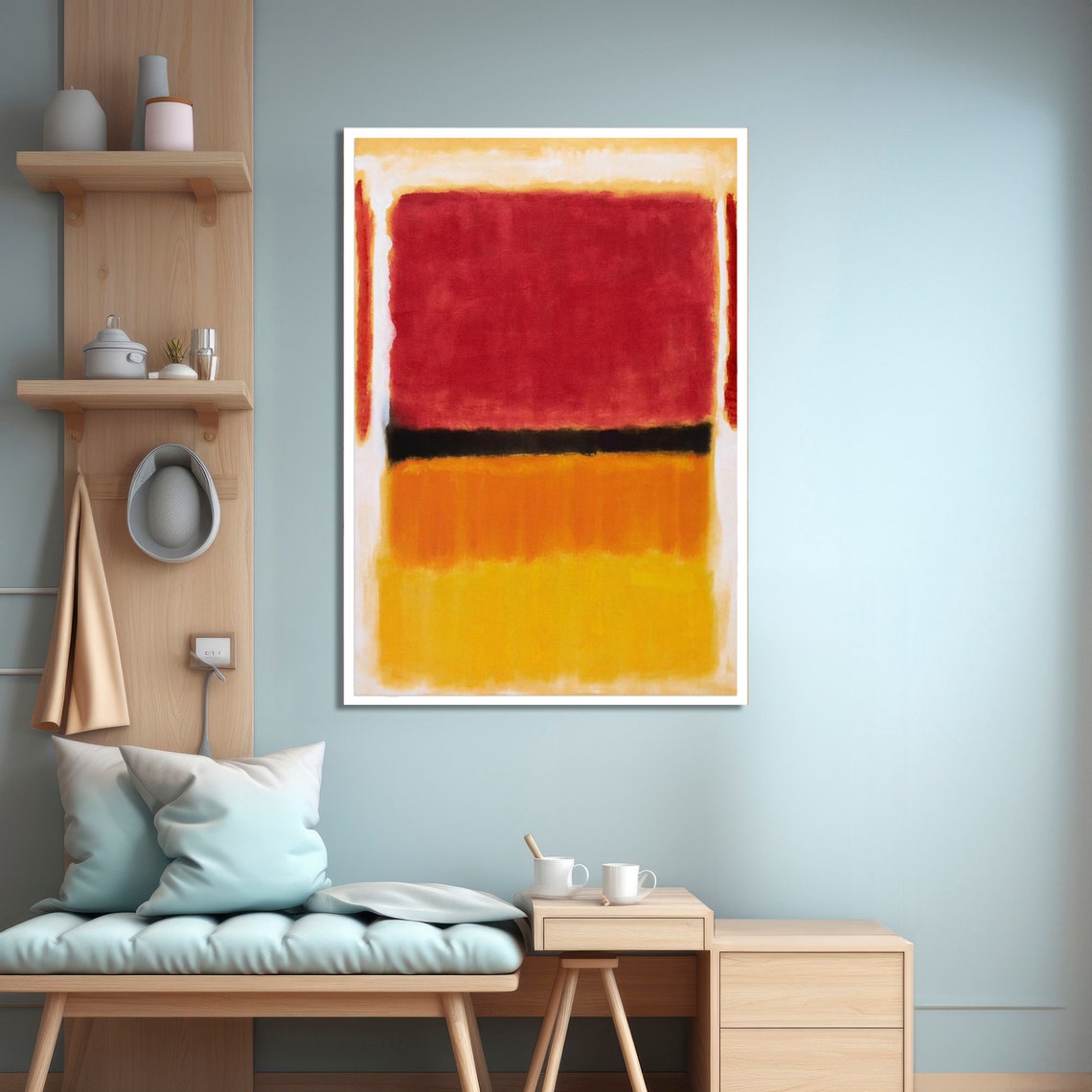 Mark Rothko Style Abstract Art Print - Image 4