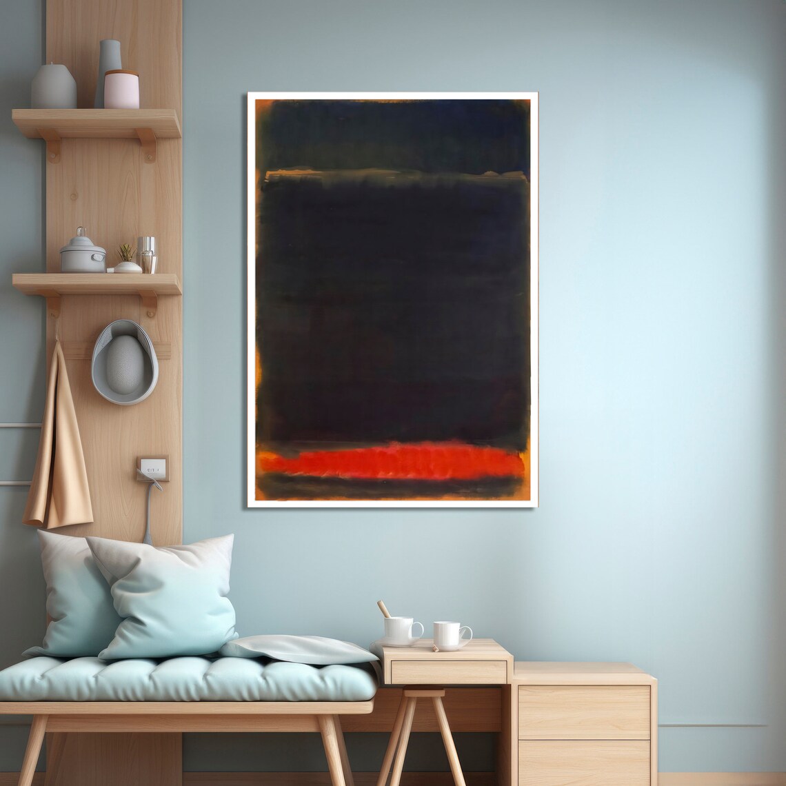 Mark Rothko Style Abstract Art Print, Dramatic - Image 4