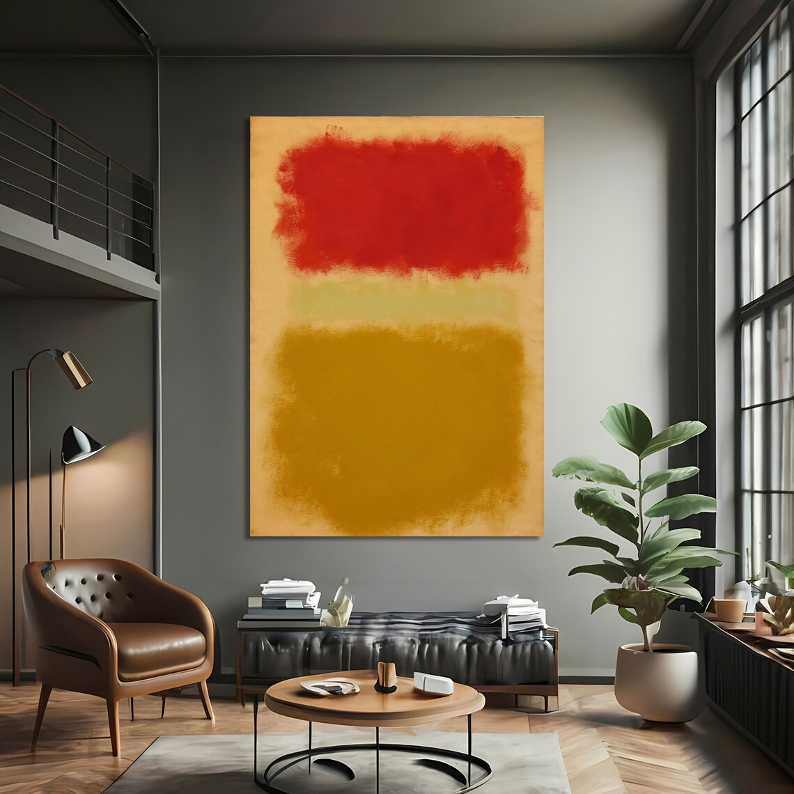 Mark Rokhto Inspired Vibrant Abstract Art - Image 3