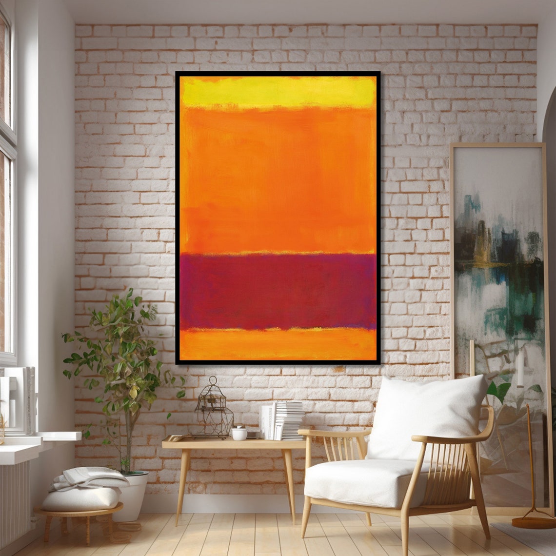 Mark Rothko Style Abstract Art Print - Image 2