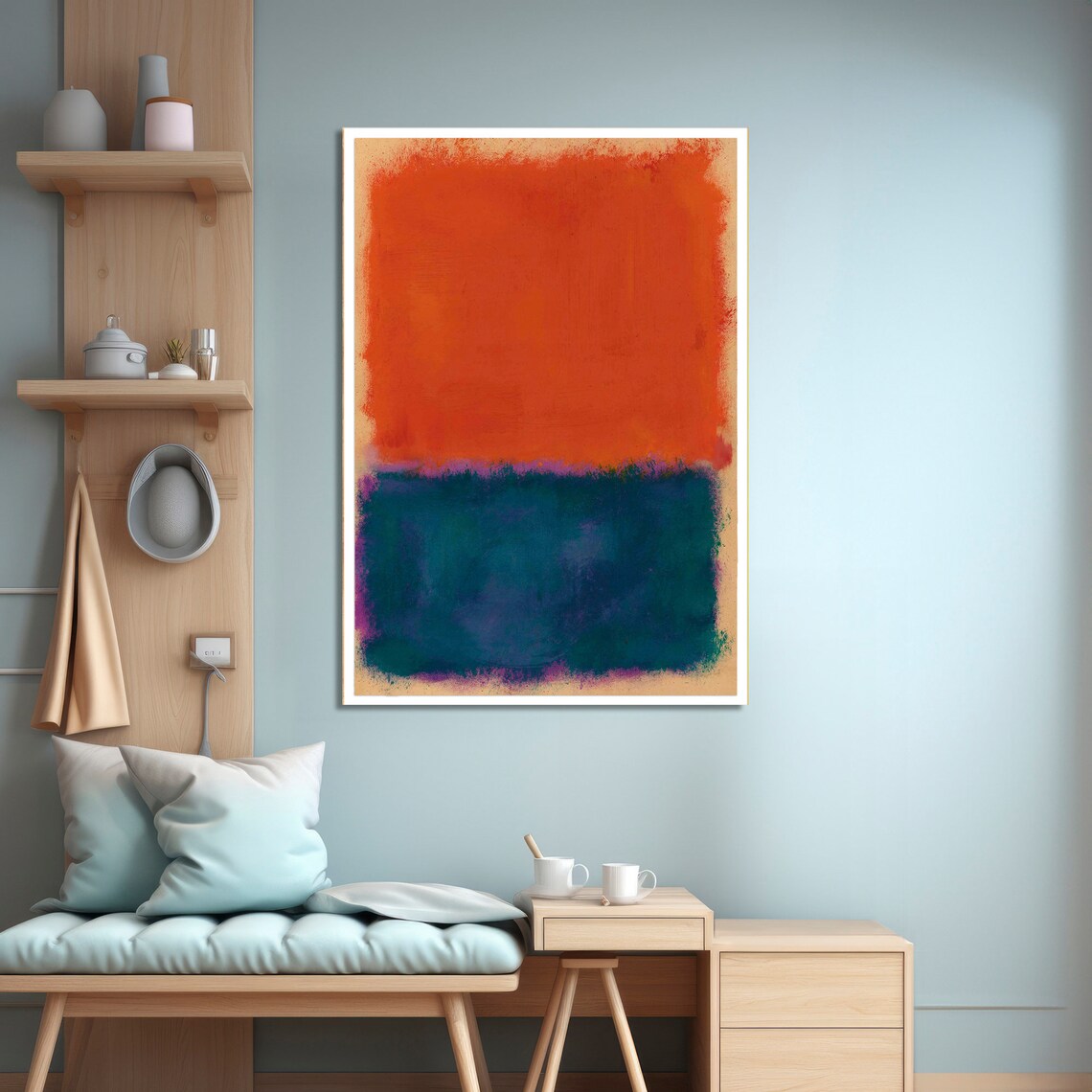 Mark Rothko Style Vibrant Abstract, Modern Decor - Image 4