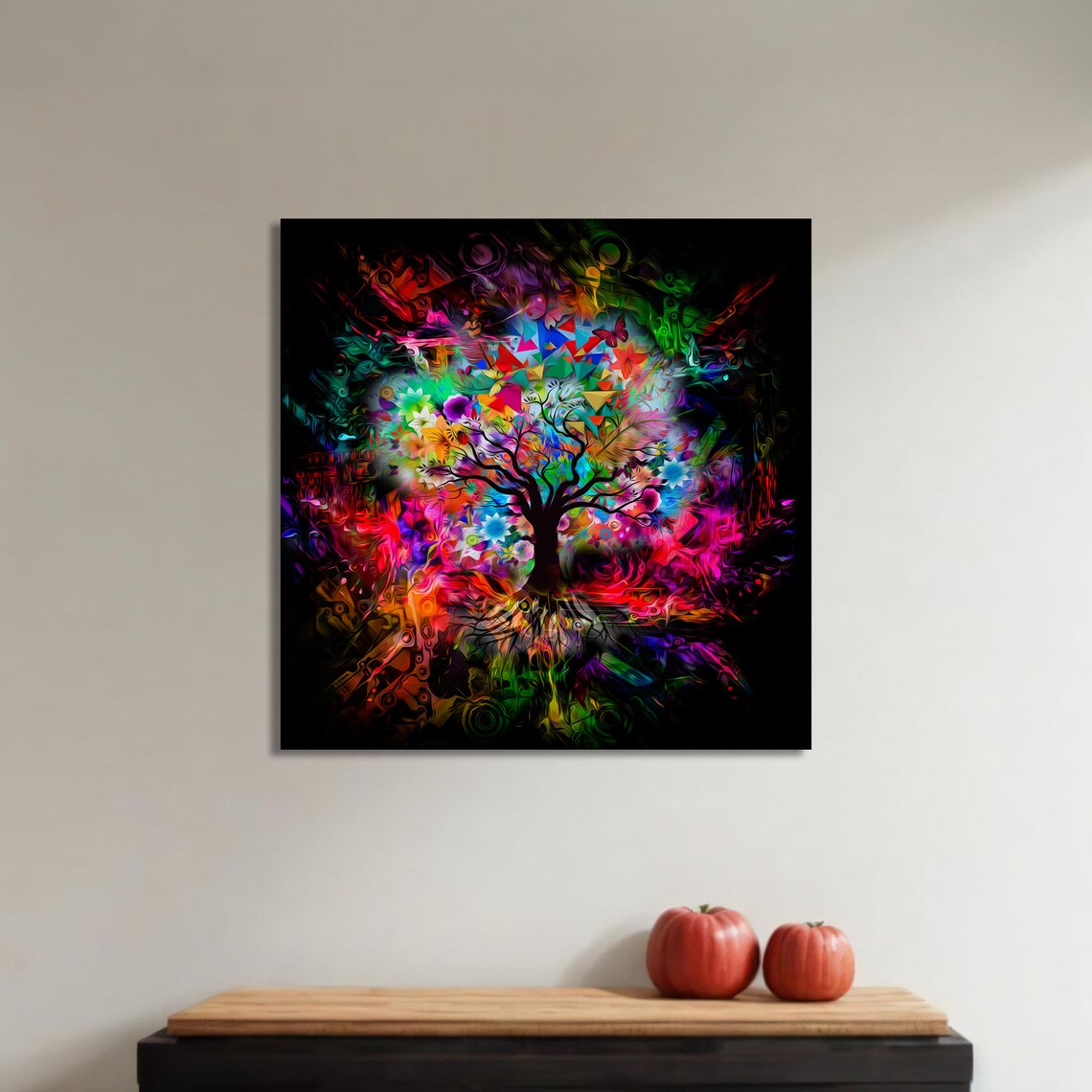 Tree Of Life Abstract Art Print, Vibrant Home Decor - Image 4