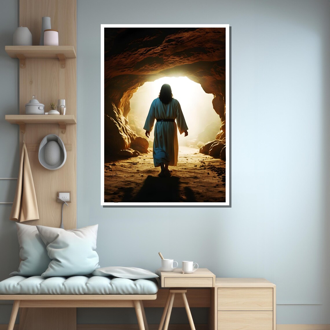 Jesus Walking From The Tomb, Christian Resurrection - Image 2