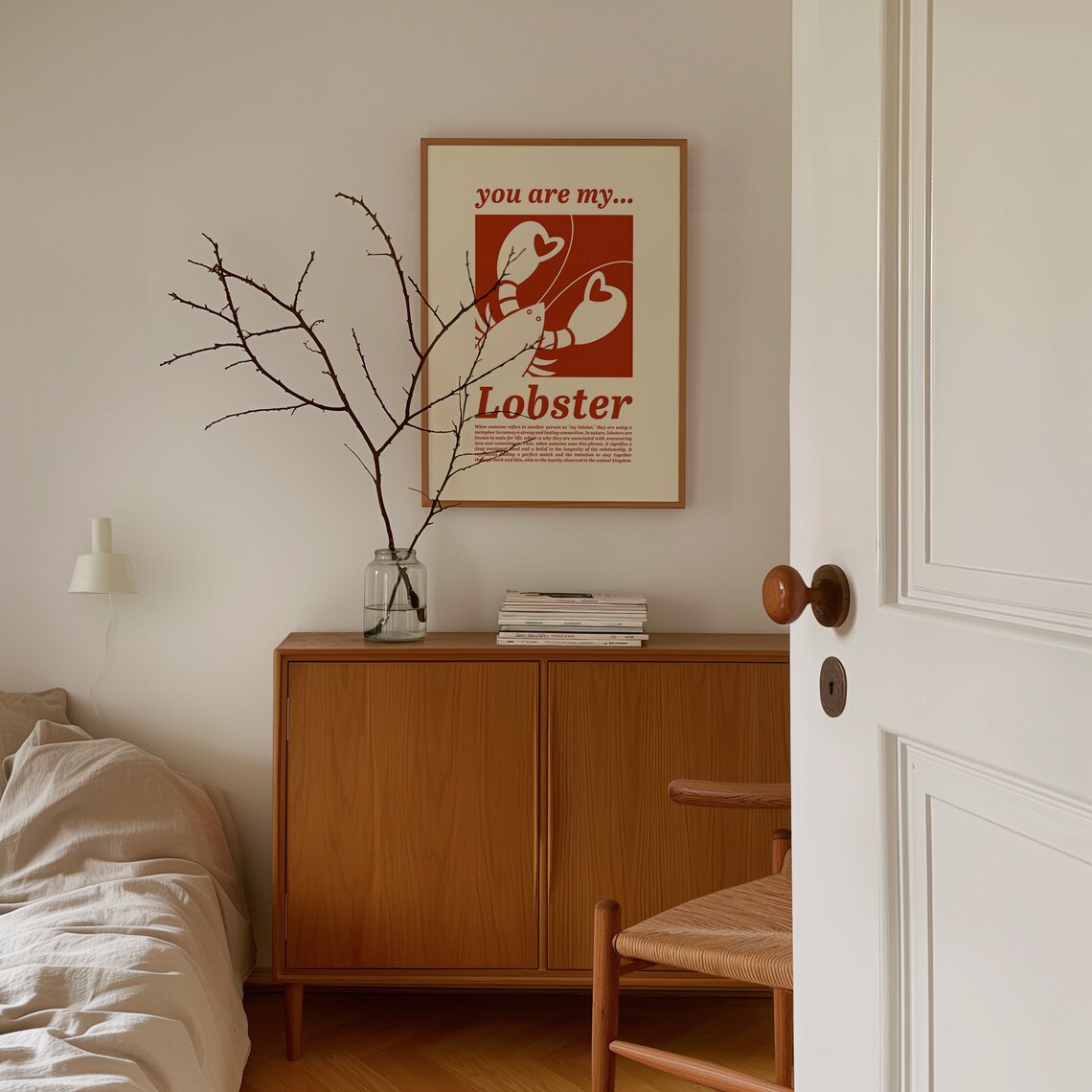 You Are My Lobster Coastal Kitchen Art Print - Image 5