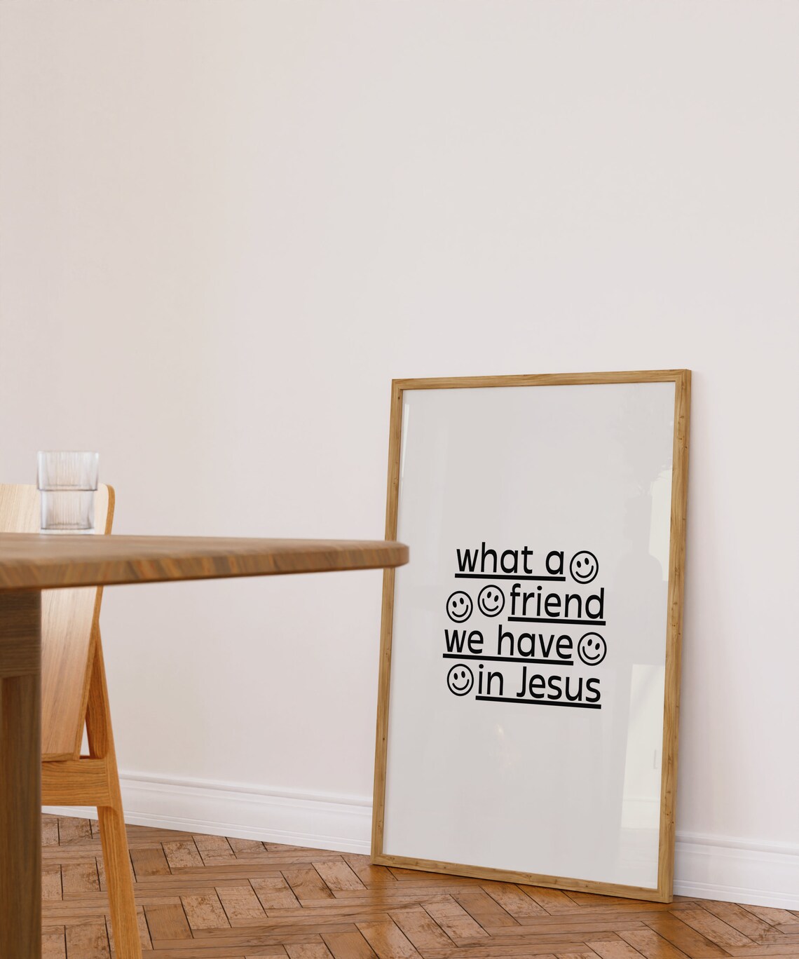 What A Friend We Have In Jesus, Minimalist Art Print - Image 4