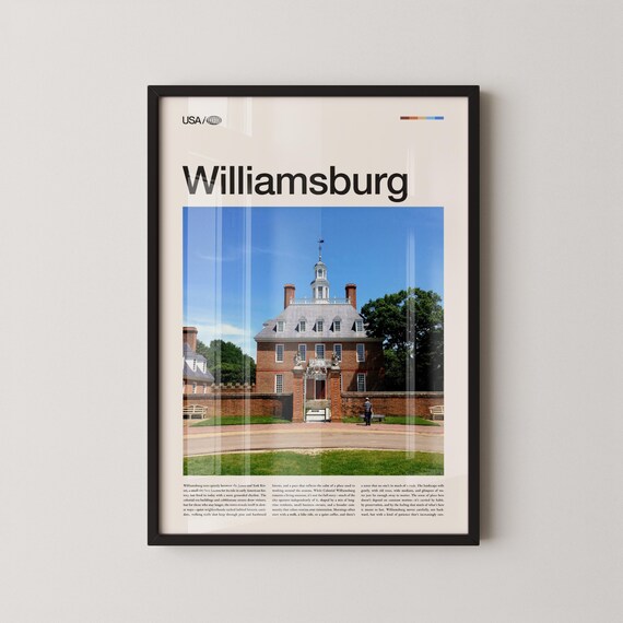 Williamsburg Virginia Historic Colonial Capitol Photo Poster