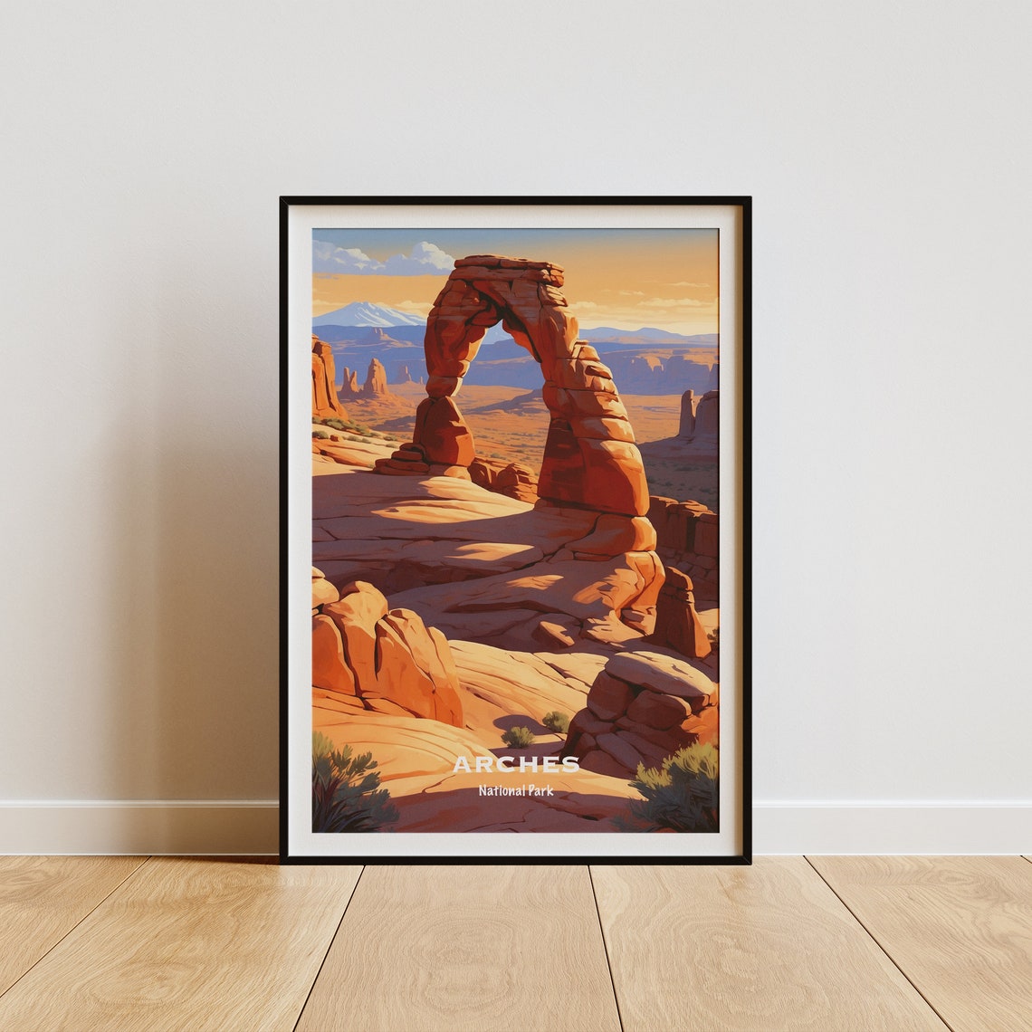 Arches National Park Delicate Arch Sandstone Vista Rock Poster