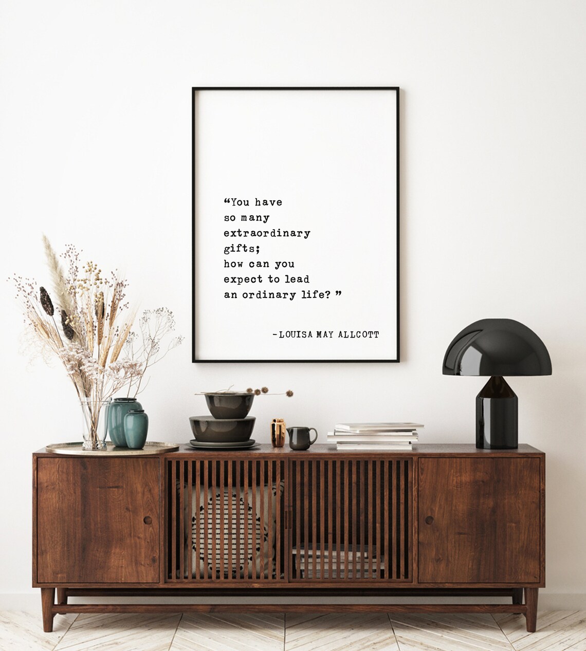 Louisa May Alcott You Have So Many Extraordinary Gifts Poster - Image 3