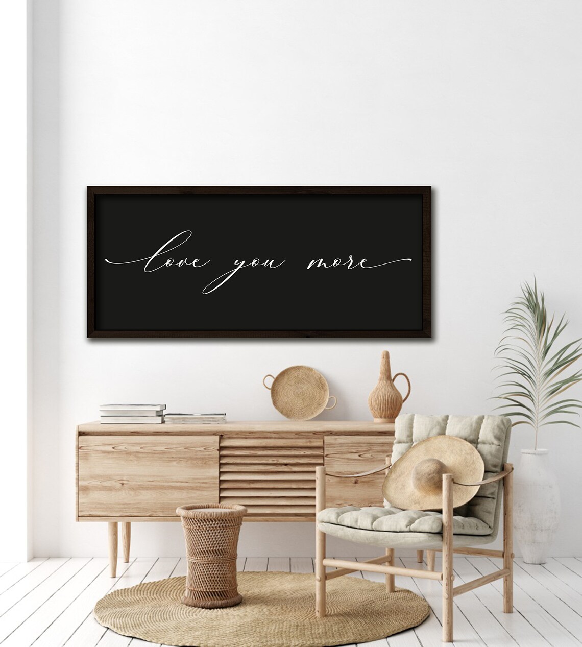 I Love You More Master Bedroom Sign Wall Art Print - Image 4