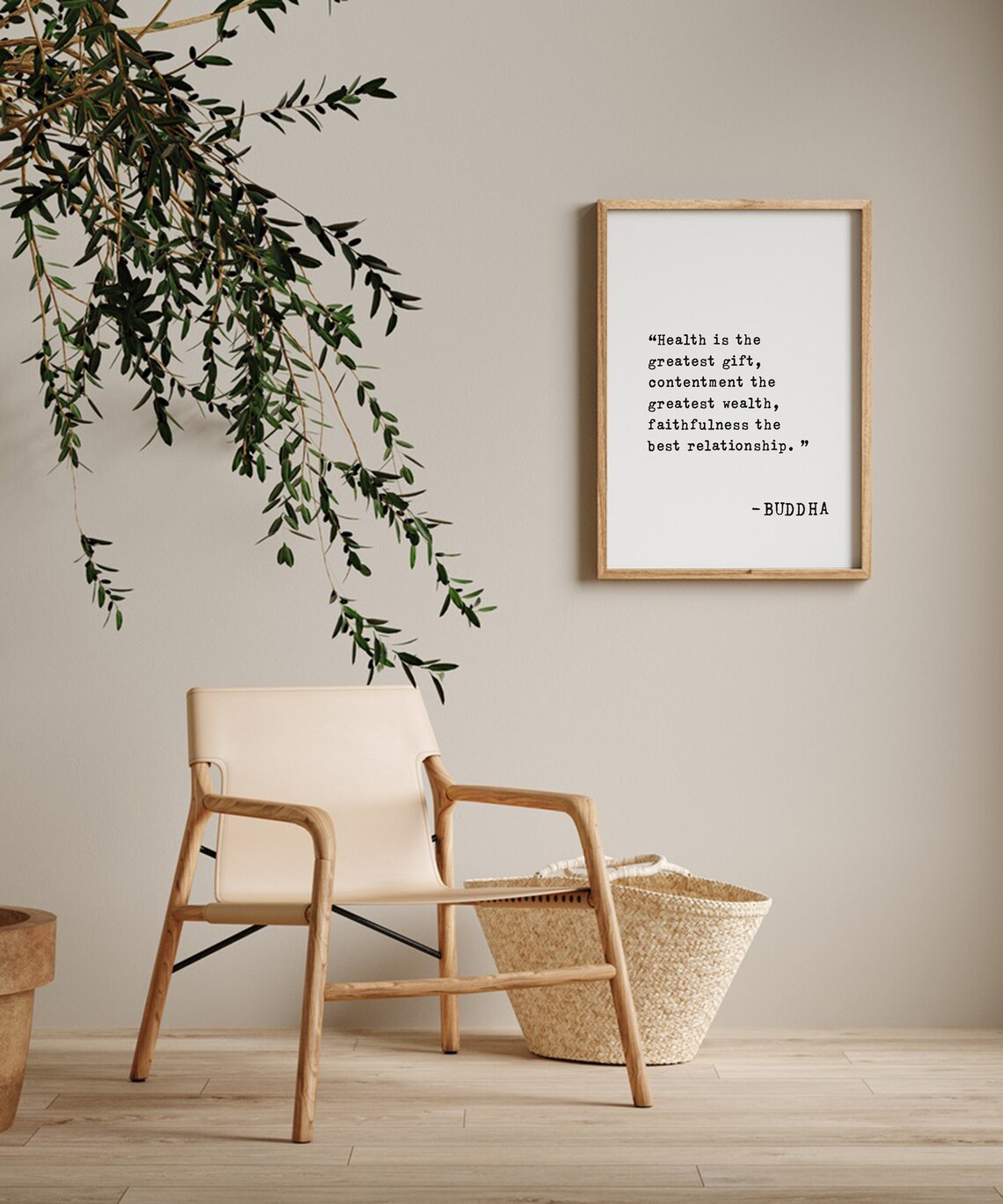 Buddha Quote - Health Is The Greatest Gift - Image 5