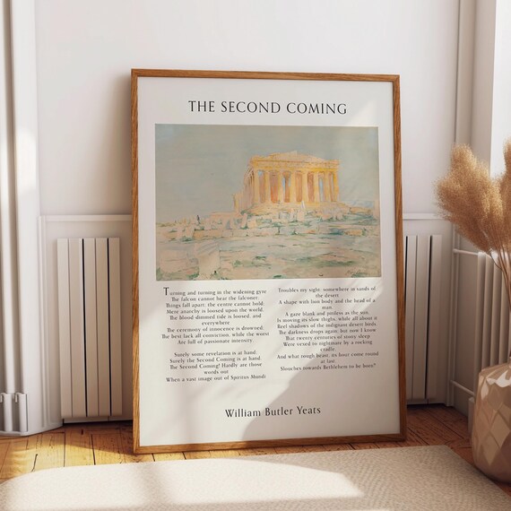 The Second Coming, English Literature Art Print