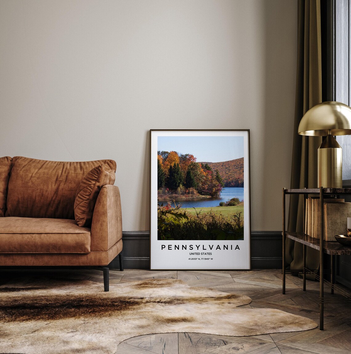 Pennsylvania Art Pennsylvania Print Pennsylvania Poster Pennsylvania Art Pennsylvania Photo Pennsylvania Map Pennsylvania Painting - Image 3