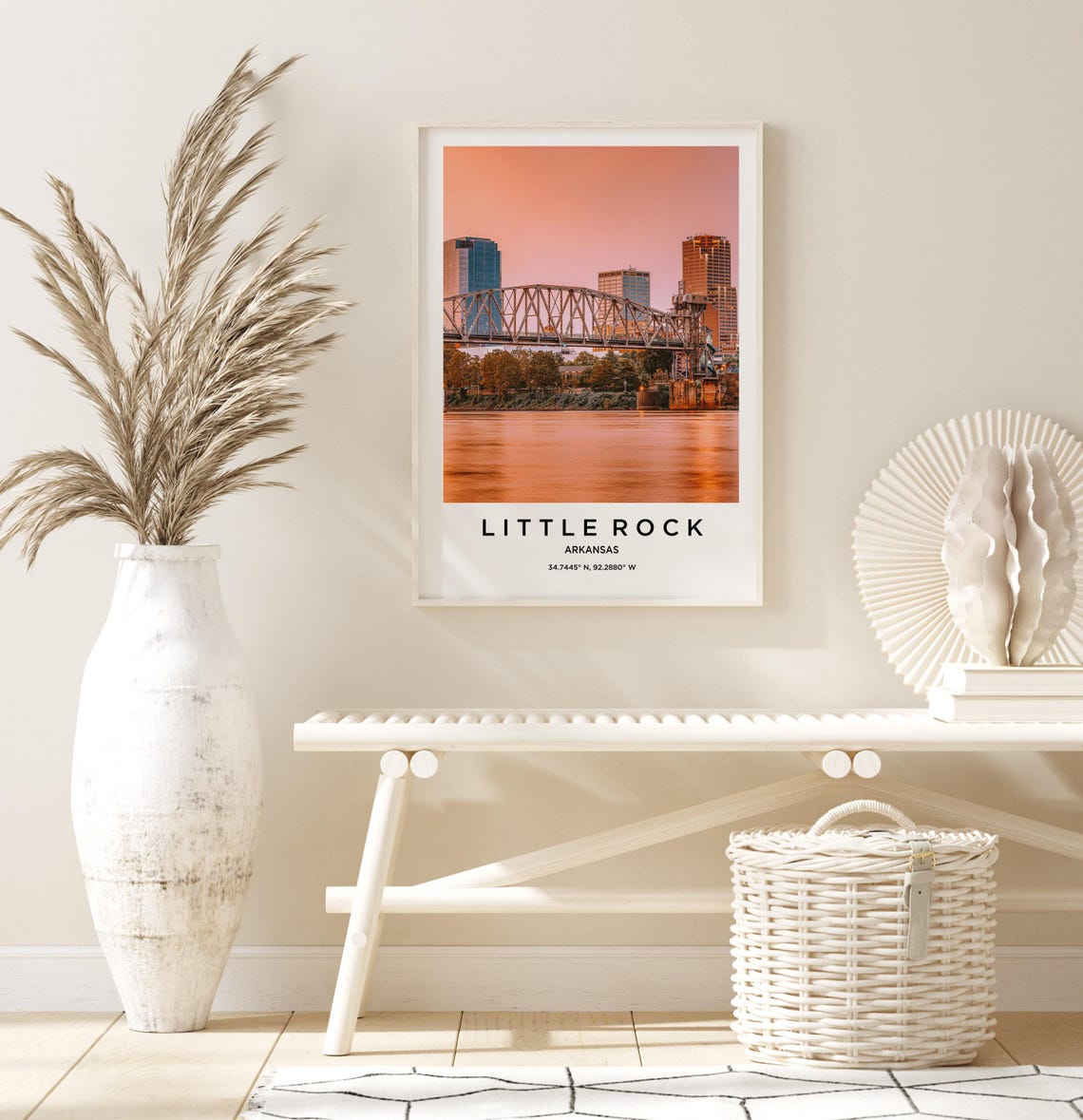 Little Rock Art Little Rock Print Little Rock Poster Little Rock Art Little Rock Photo Little Rock Map Little Rock Painting - Image 3