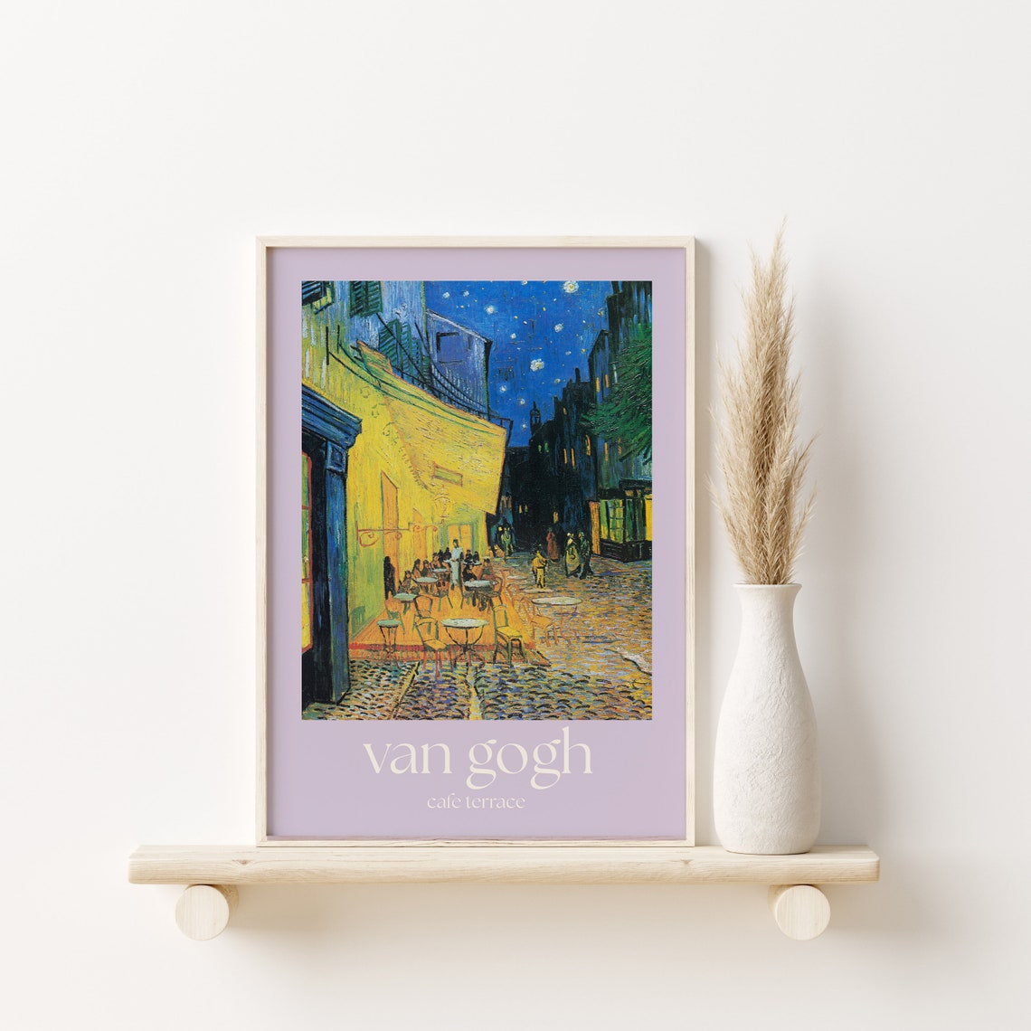 Van Gogh Cafe Terrace Night Arles Starry Yellow Night Cafe Poster - Image 2
