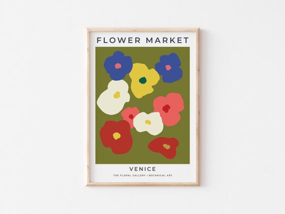 Venice Flower Market Print Matisse Flower Poster Cut Out Matisse Print Matisse Plant Flower A2 A3 A4 A5