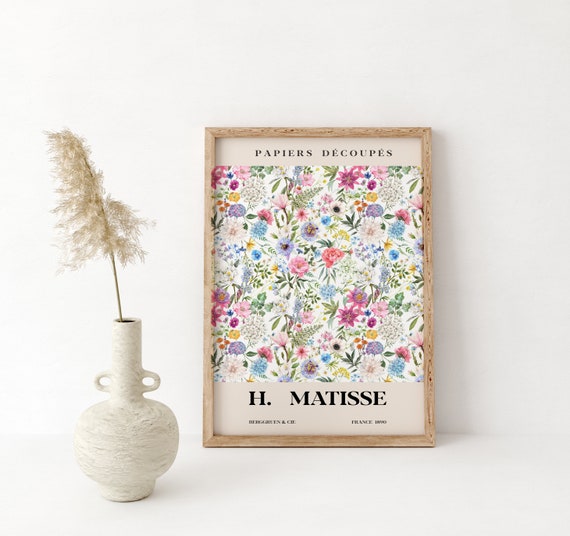 Pretty Wild Flowers Matisse Print Henri Matisse Wall Art Henri Matisse Matisse Poster Matisse Print Wall Art Print A5 A4 A3 A2 A1 A0