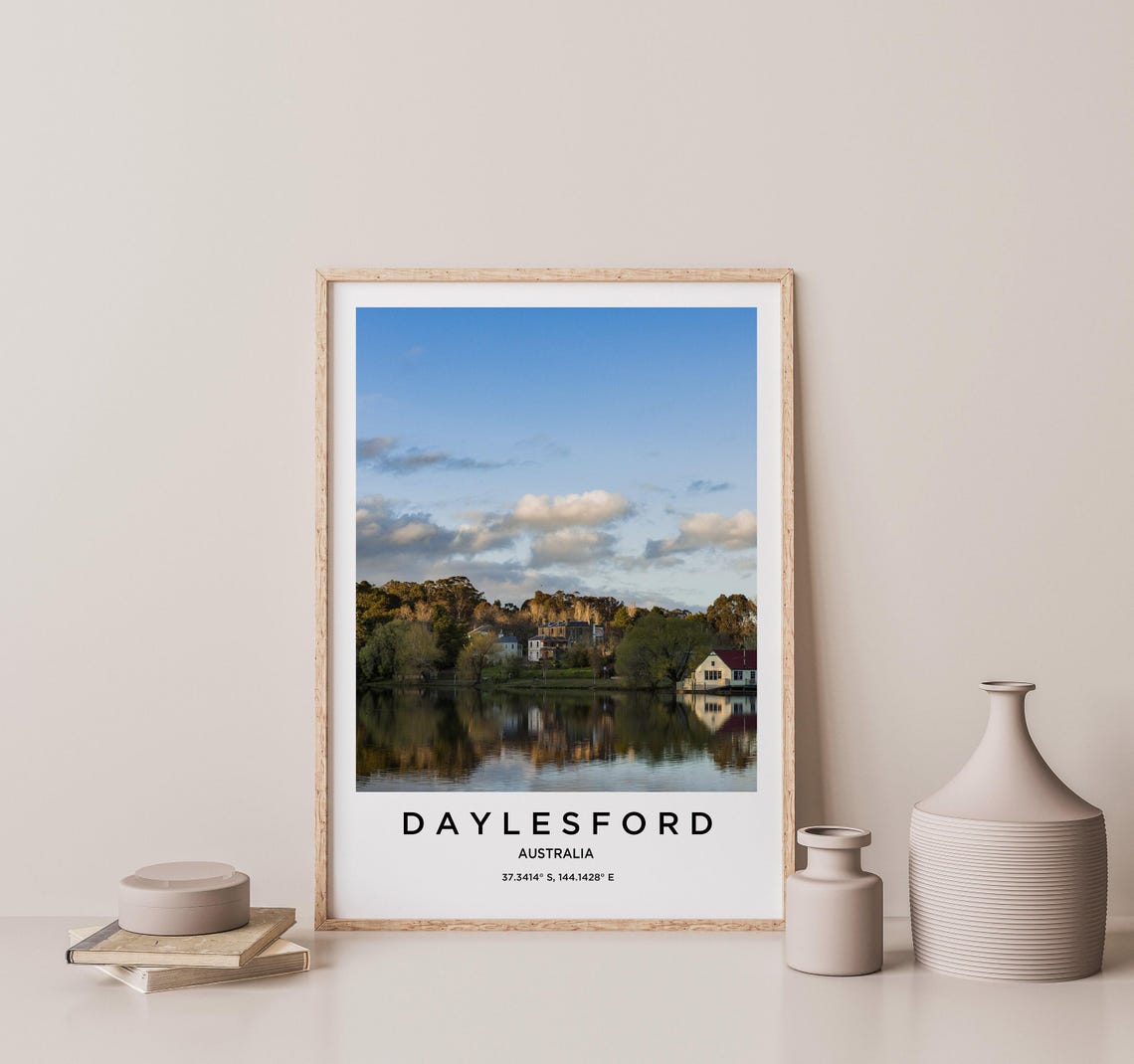 Daylesford Art Daylesford Print Daylesford Poster Daylesford Art Daylesford Photo Daylesford Map Daylesford Painting Daylesford Travel - Image 2