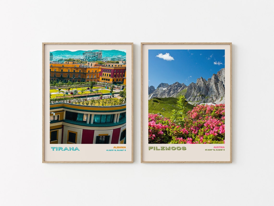 Tirana Travel Poster Tirana Print Tirana Photo Print Tirana Wall Decor Tirana Travel Art Tirana Tirana Picture Tirana 1 - Image 2