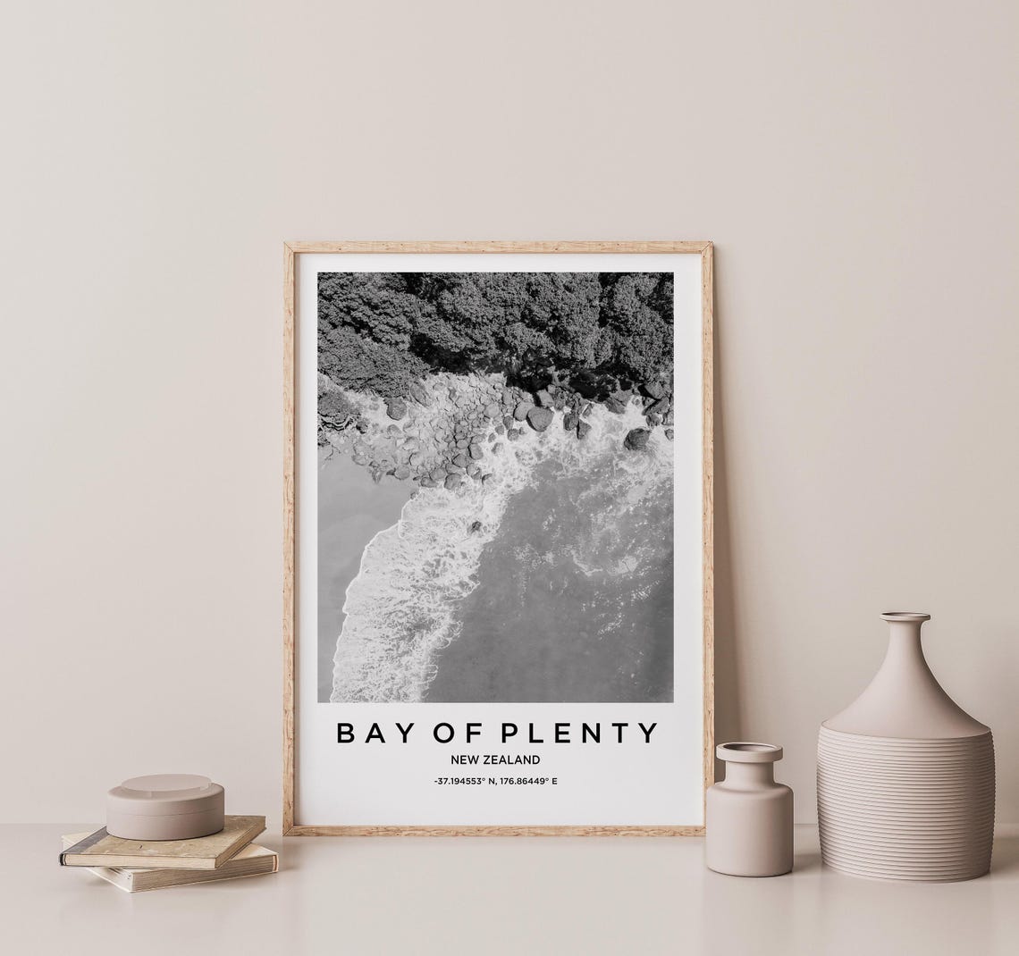 Bay Of Plenty Travel Poster, Map - Image 2