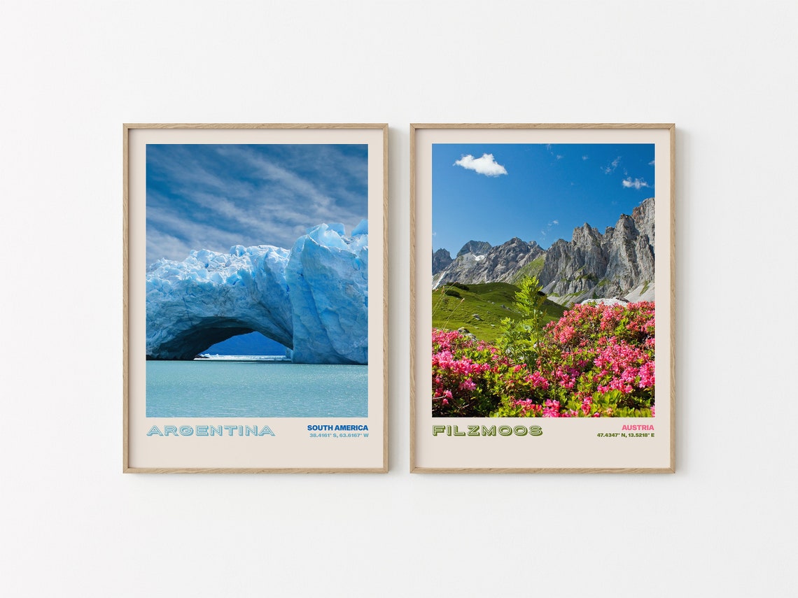 Argentina Travel Poster Argentina Print Argentina Photo Print Argentina Wall Decor Argentina Travel Art Argentina Picture Argentina 4 - Image 3