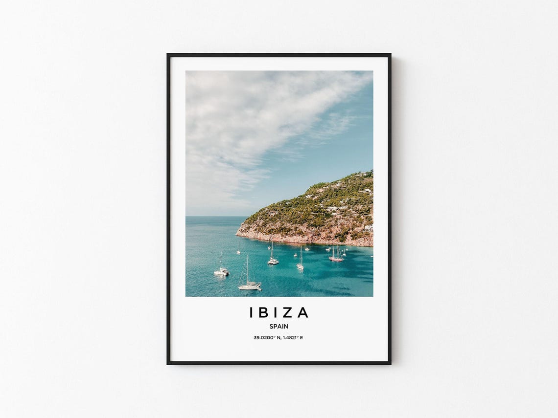 Ibiza Art Ibiza Print Ibiza Poster Ibiza Art Ibiza Photo Ibiza Map Ibiza Painting Ibiza Travel