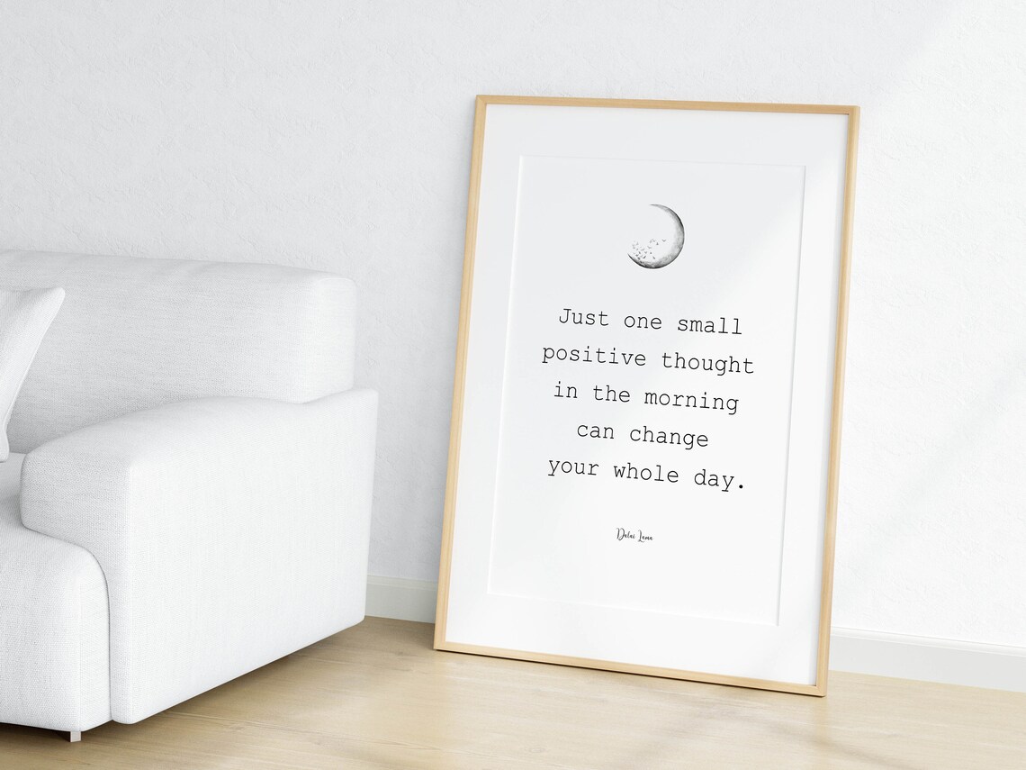 Dalai Lama Positive Quote Poster, Minimalist Meditation - Image 2