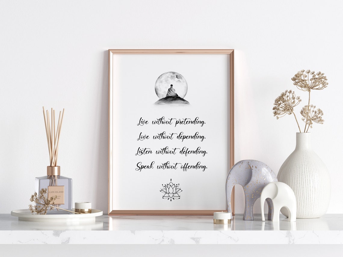 Positive Affirmation Poster Manifestation Quote Wall Art Spiritual Print Artwork - Image 3