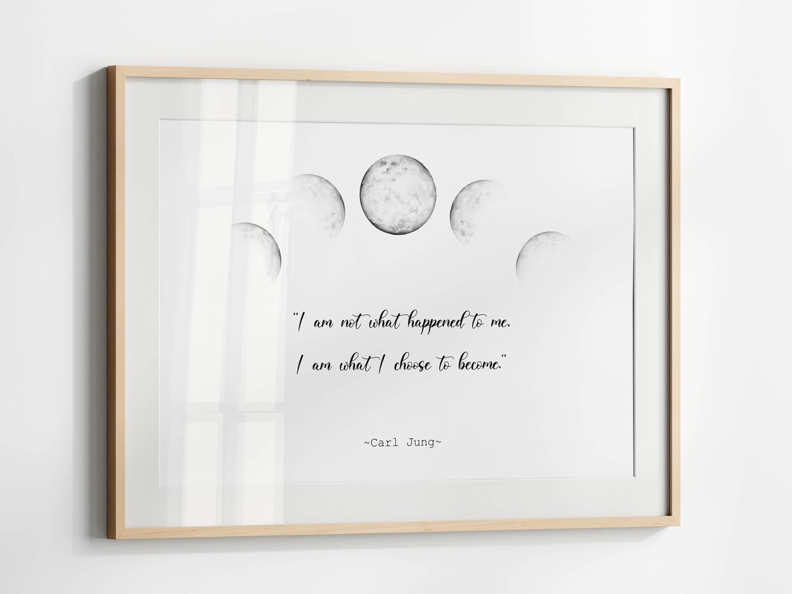 Carl Jung Quote Print, Therapy Office Decor - Image 3