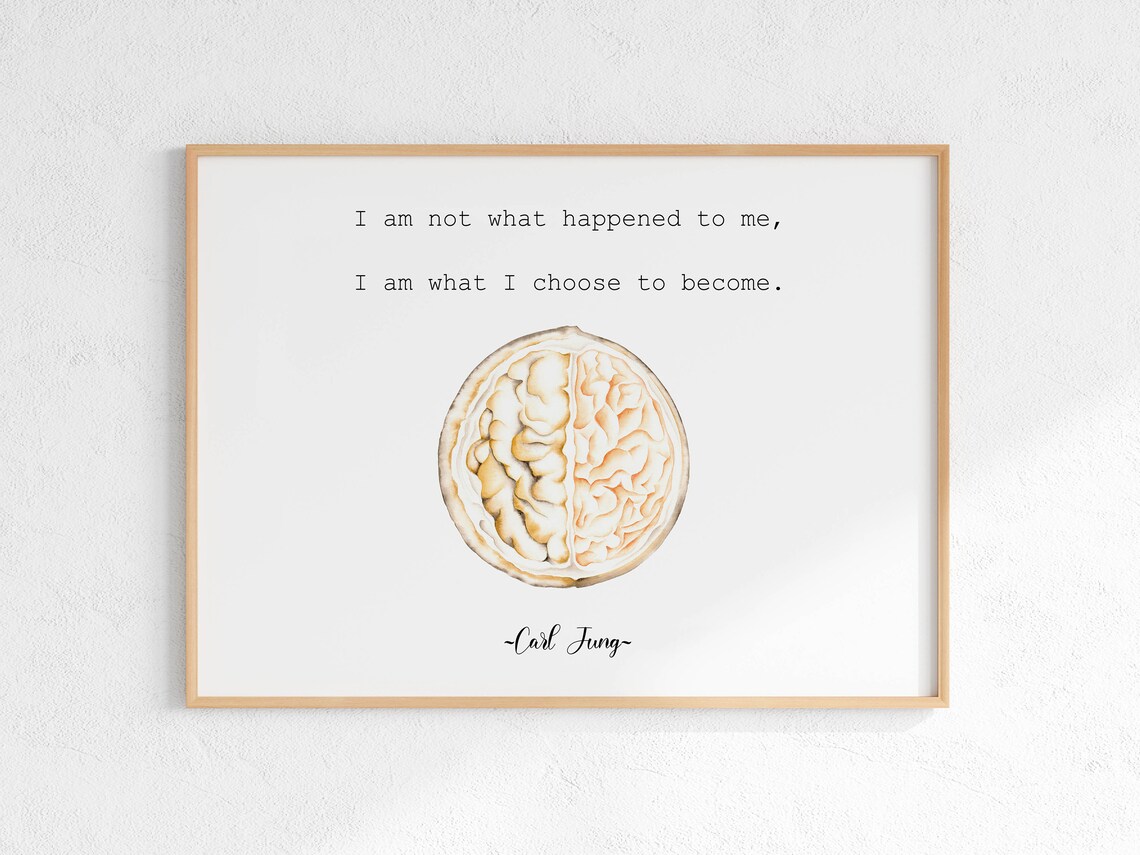 Carl Jung Quote Art Print, Therapy Office Decor - Image 3