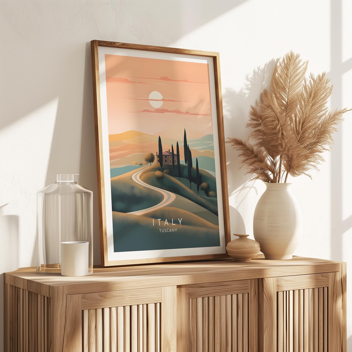 Tuscany Italy Travel Poster, Home Decor Print - Image 2
