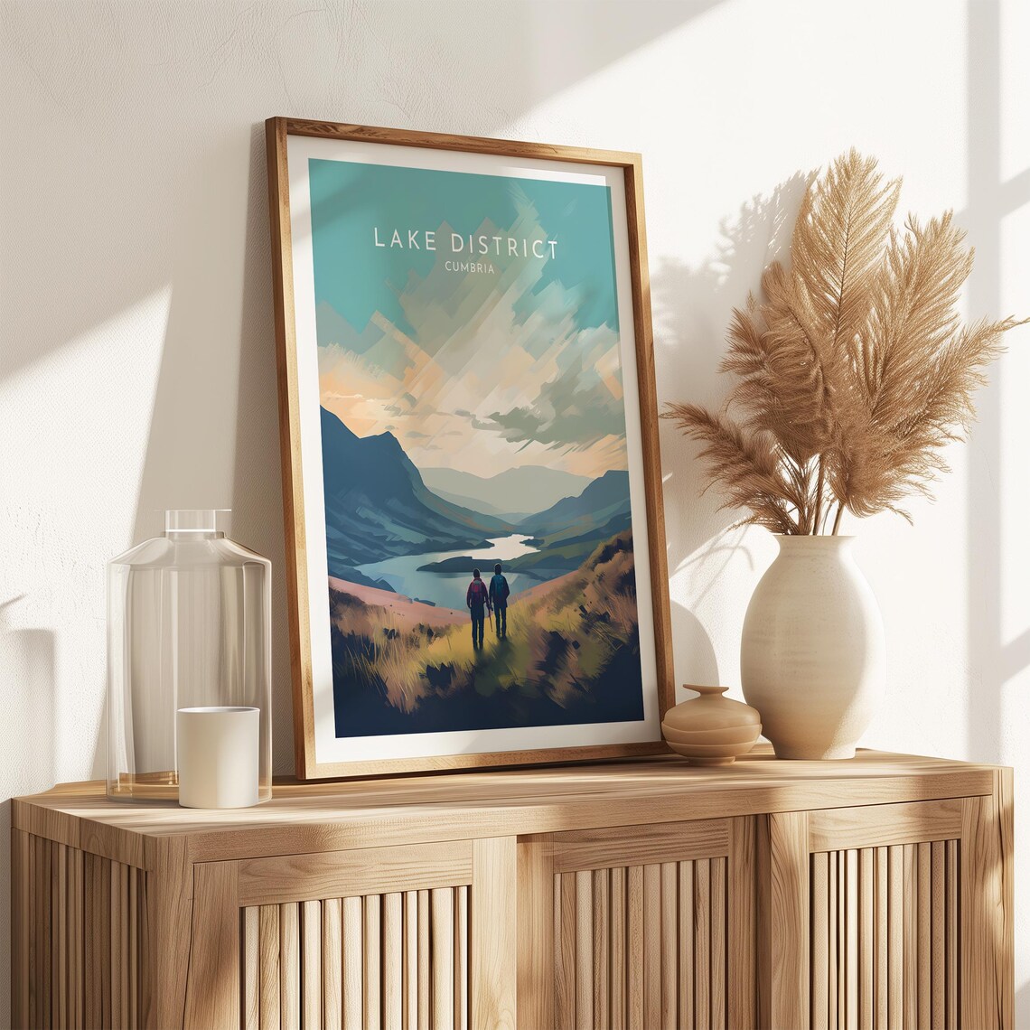 Cumbria Lake District England Travel Poster - Image 2