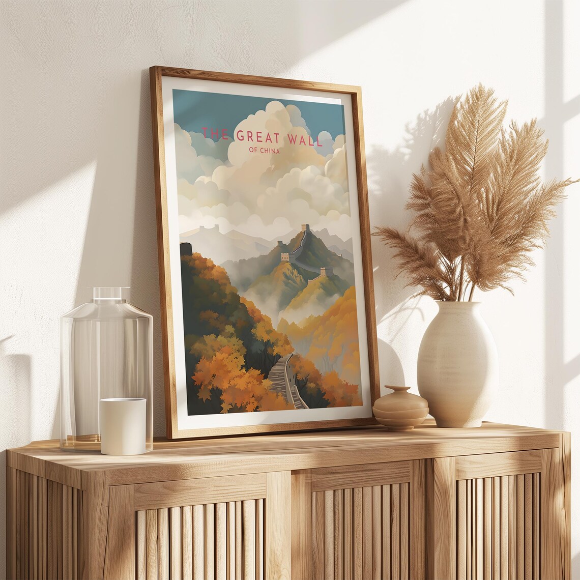 The Great Wall of China Travel Poster, China - Image 2