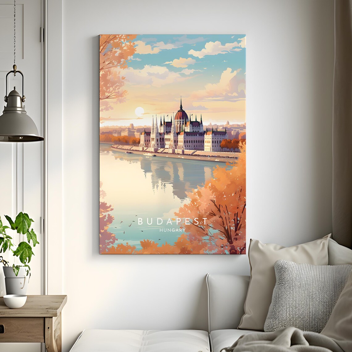 Budapest Travel Poster, Hungary Home Decor Gift - Image 3