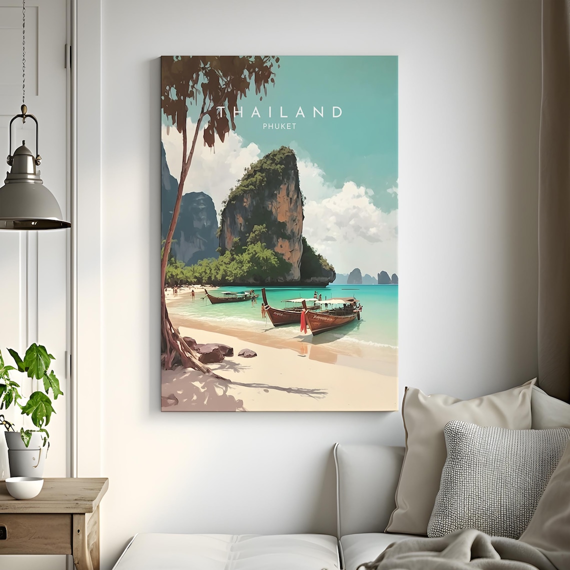 Phuket Travel Poster, Thailand Home Decor - Image 3