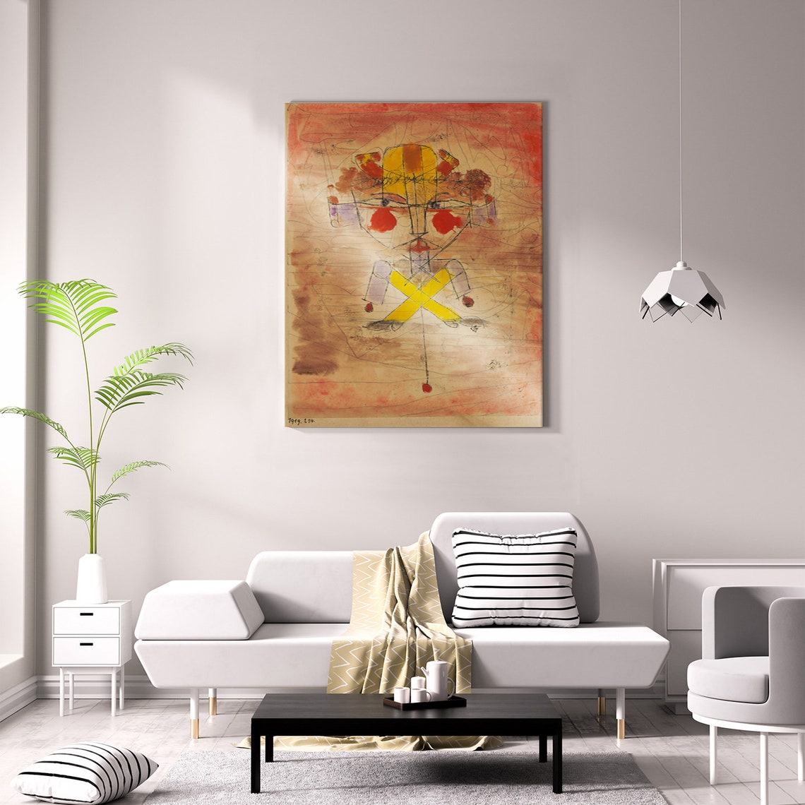 Georges Valmier 1919 Abstract Jumping Jack Figure Modern Art Print - Image 2
