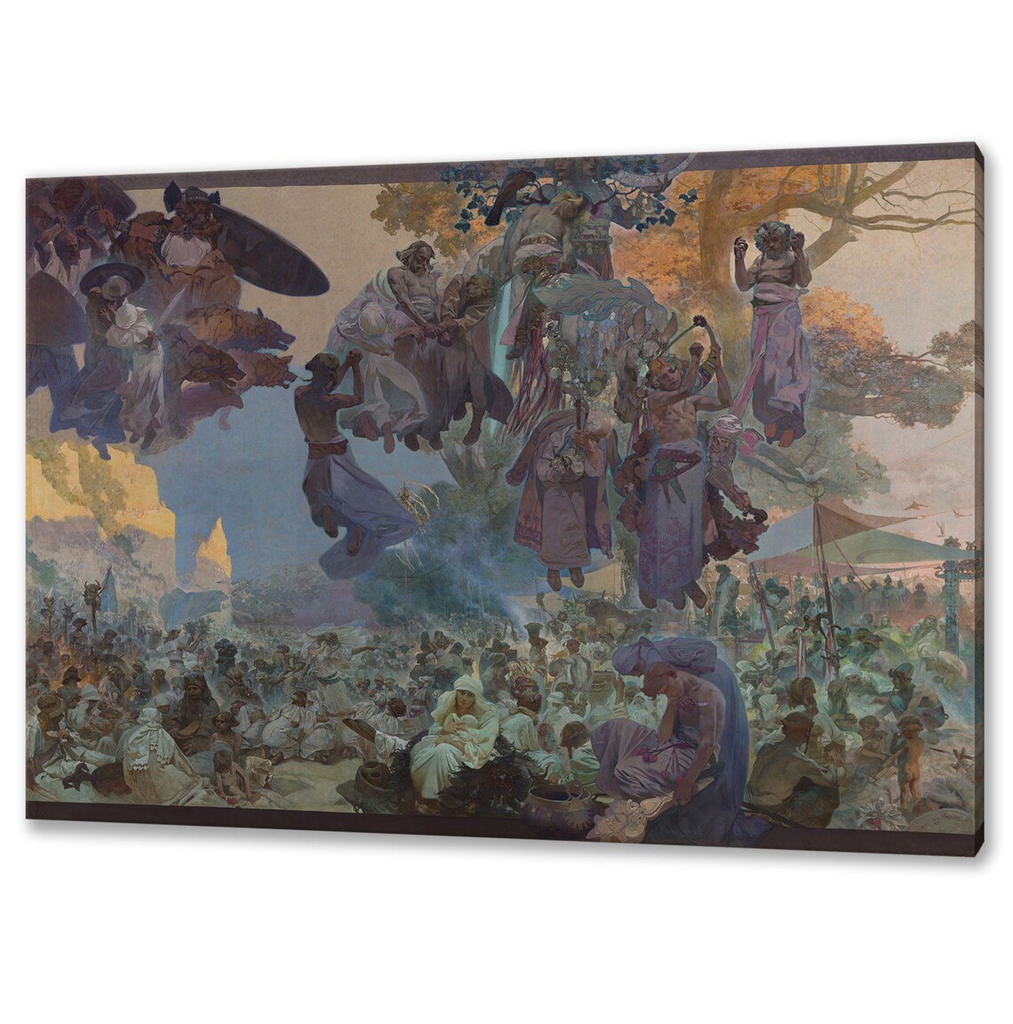 Alphonse Mucha's Svantovit in Rujana Art Print