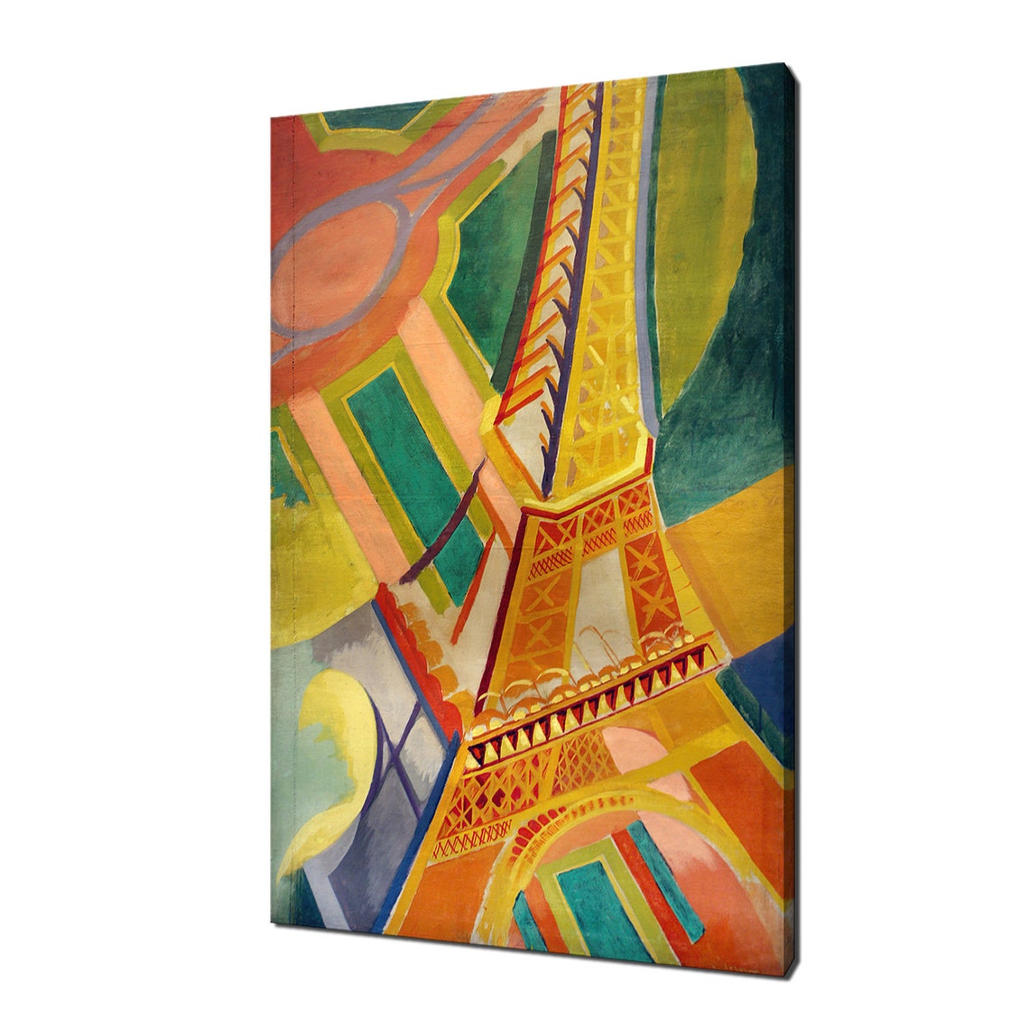 Robert Delaunay Eiffel Tower Abstract Bold Color Art Print Poster