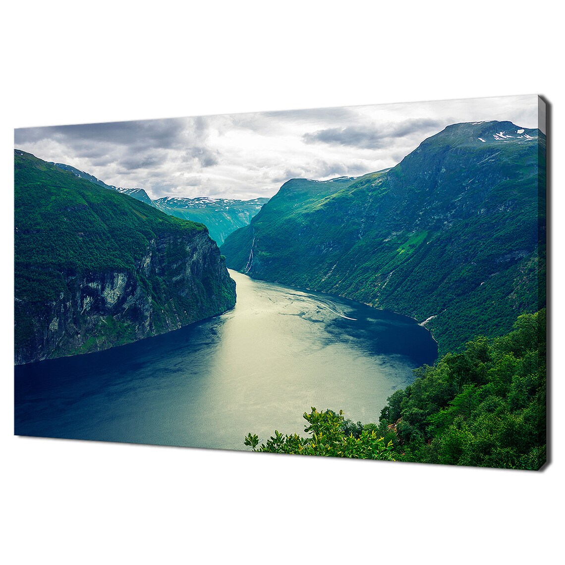 Geirangerfjord, Norway Modern Design Art Print