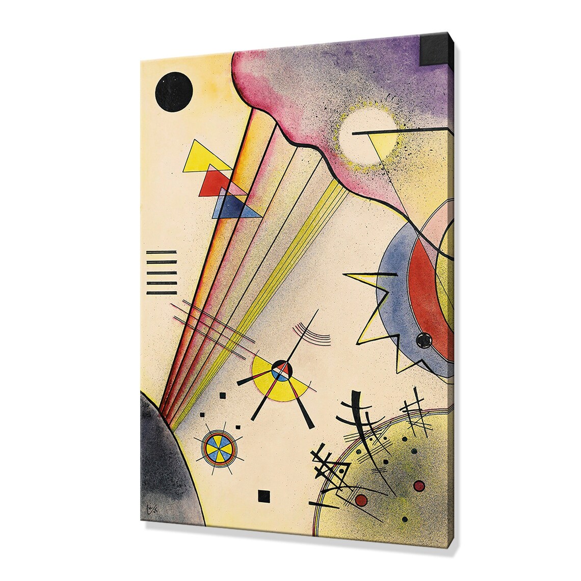 Kandinsky Clear Connection 1925 Geometric Abstract Art Reproduction Poster