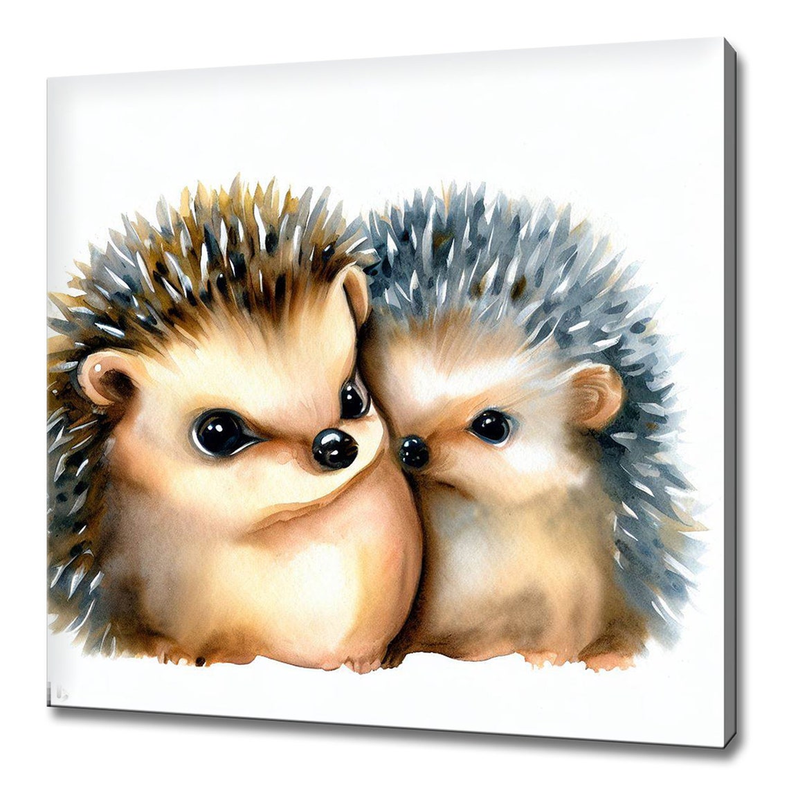 Cute Baby Animals Nine Panel Collection Nursery Wall Art Print - Image 4