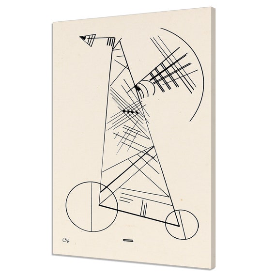 Wassily Kandinsky Ohne Titel 1930 Classic Design Abstract Decor Reproduction Print Wall Art Picture